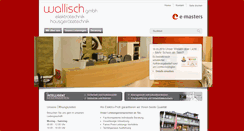 Desktop Screenshot of elektro-wallisch.de